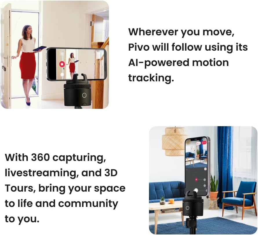 Auto Tracking Smartphone Holder & Tripod Mount
