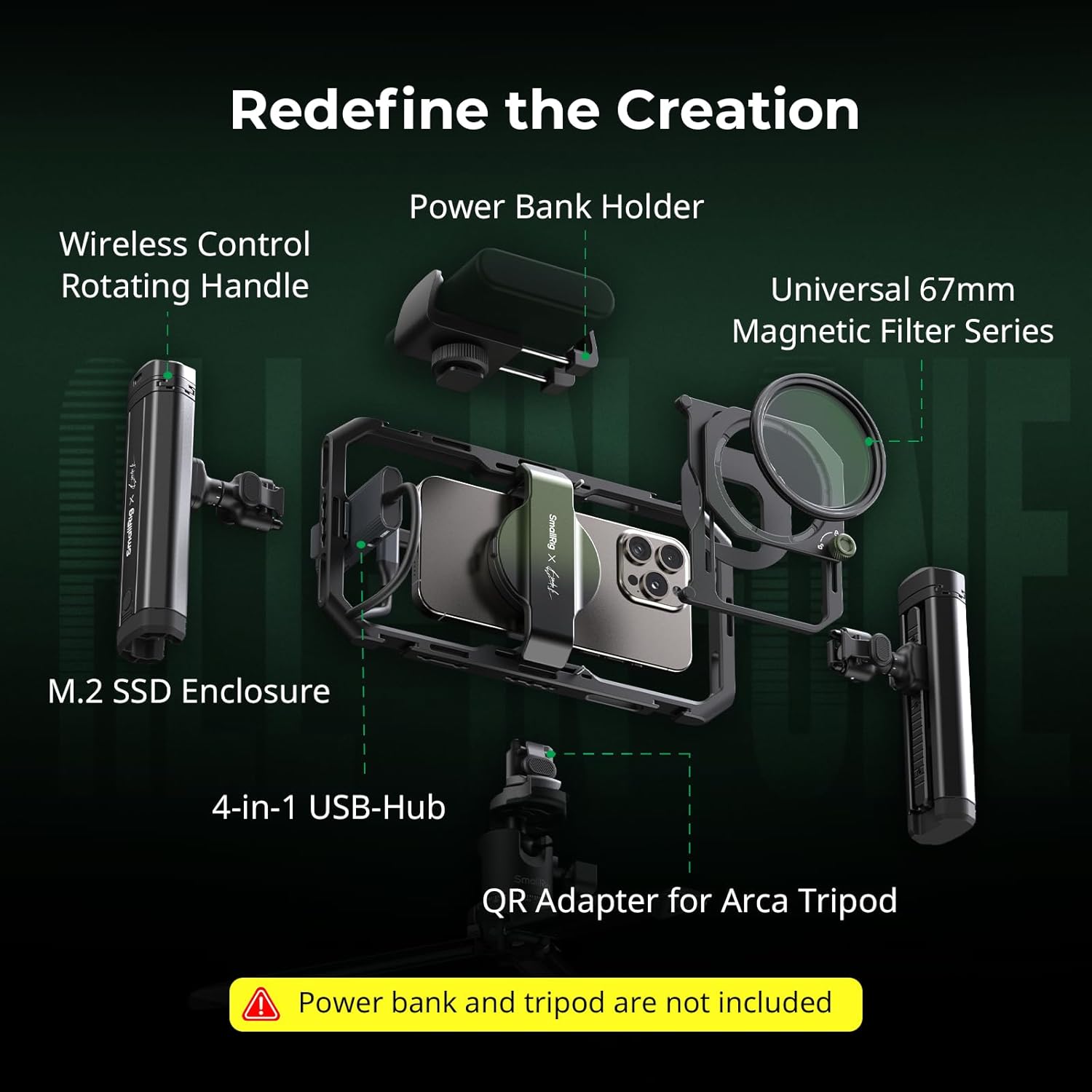 Universal Quick Release Phone Video Rig